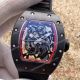 2017 Copy Richard Mille RM 11L Watch Black Case Red Inner Black rubber (3)_th.JPG